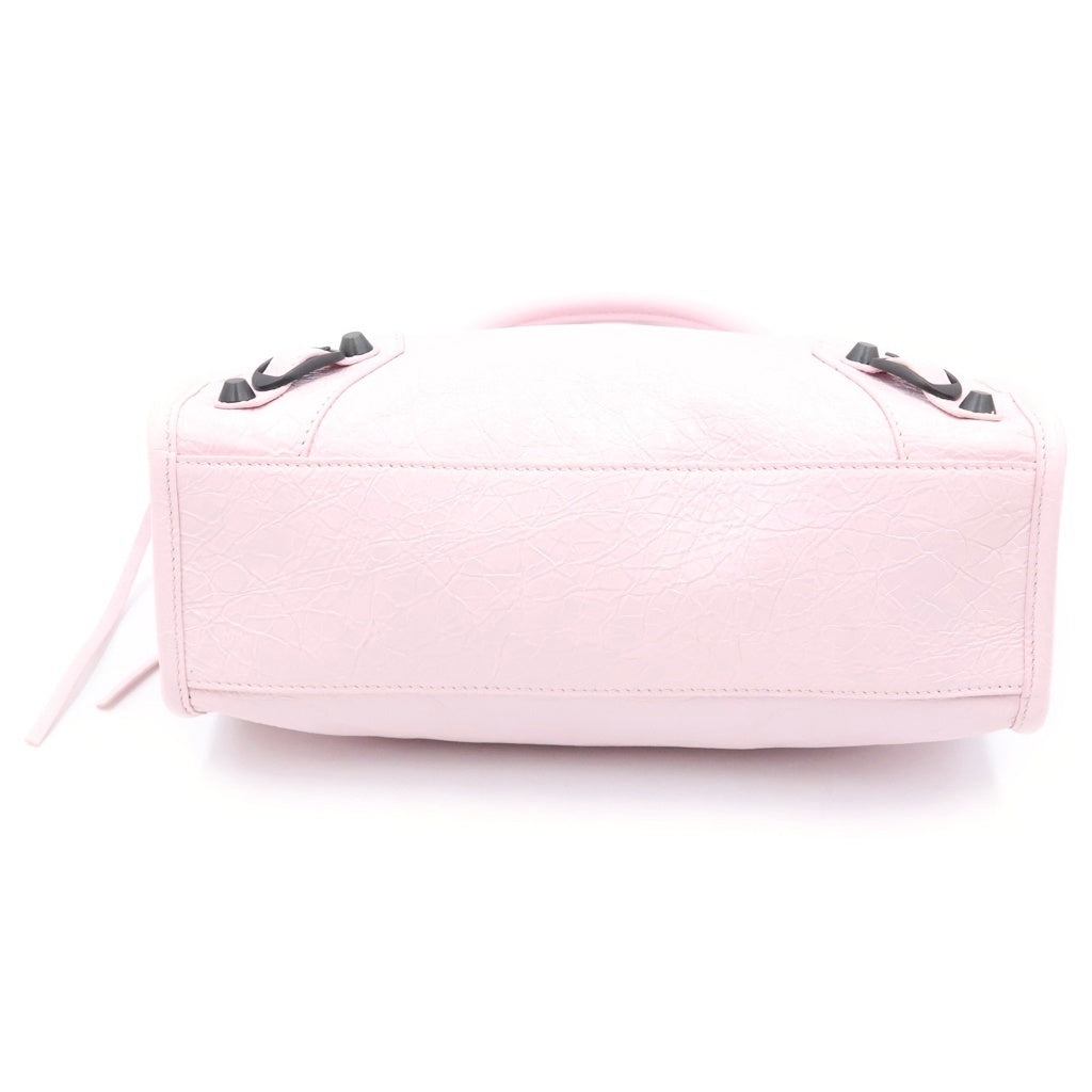BALENCIAGA(バレンシアガ) ル シティ ミニ 2WAYバッグ ショルダーバック レザー ピンク 852608 レディース