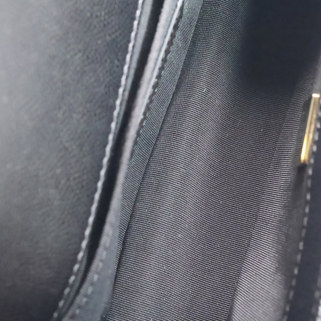 CHANEL(シャネル) ボーイシャネル20 マトラッセ スモール キャビアスキン レザー チェーンショルダーバッグ ゴールド金具 ブラック プレート A67085 レディース