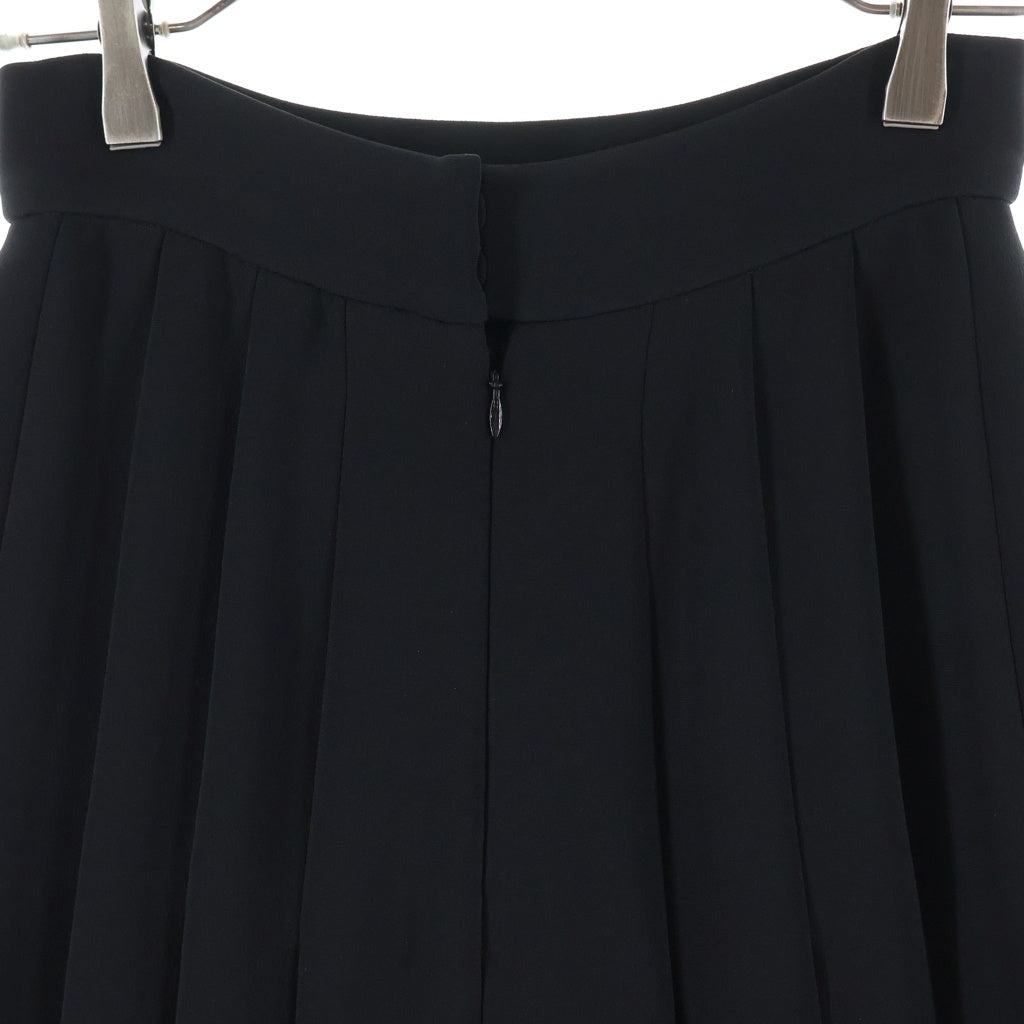 CHANEL(シャネル) フレアスカート プリーツ シルク ブラック P51351V38360 レディース