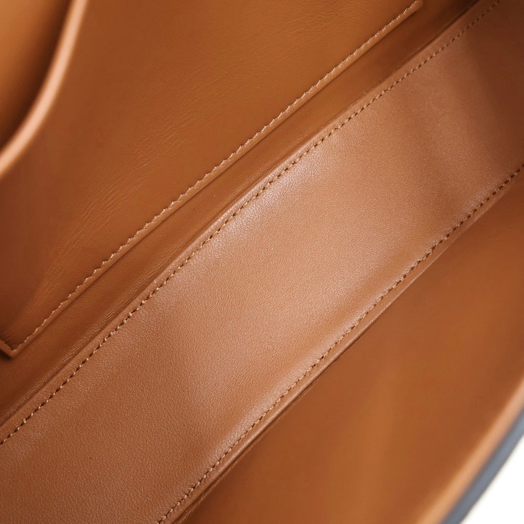 CELINE(セリーヌ) ローラ ミディアム ショルダーバッグ PVC レザー ダークブラウン レディース
