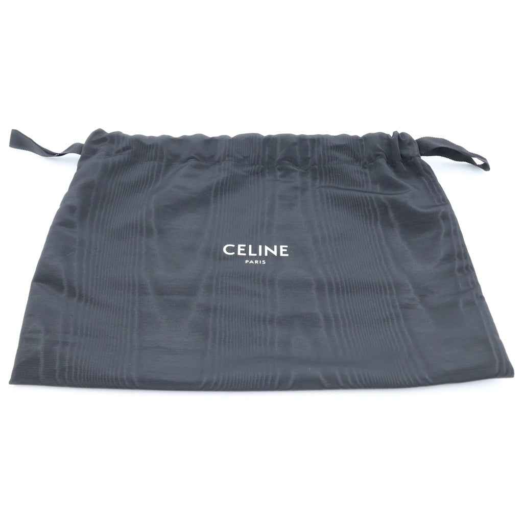CELINE(セリーヌ) ローラ ミディアム ショルダーバッグ PVC レザー ダークブラウン レディース