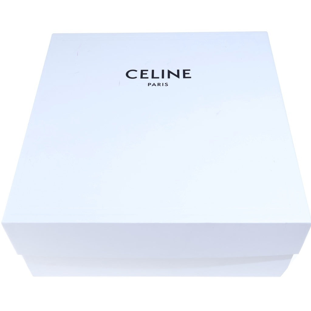 CELINE(セリーヌ) トリオンフ サンダル ブラック レザー×シリコン 厚底 レディース