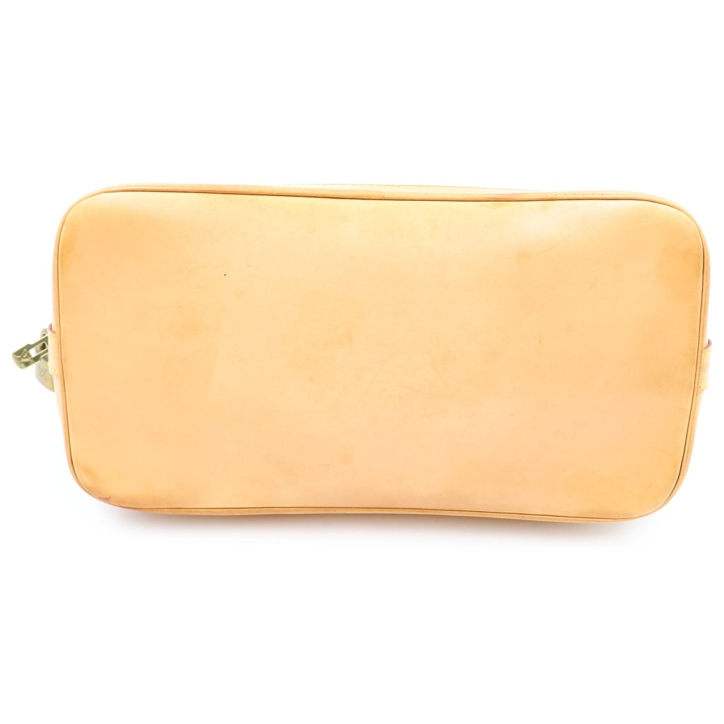 LOUIS VUITTON(ルイヴィトン) モノグラム アルマ ハンドバッグ ブラウン レザー×PVC M51130 ゴールド金具