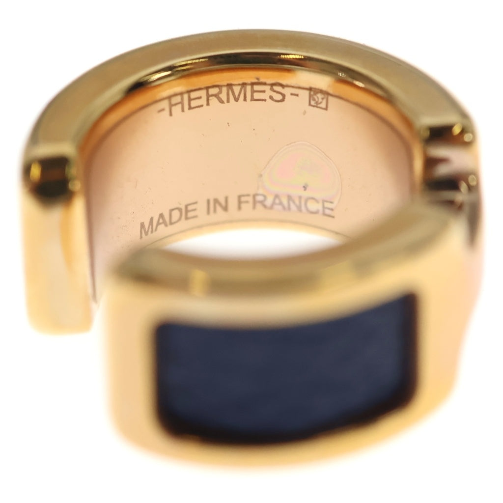 HERMES(エルメス) オランプPM イヤーカフ ピンクゴールド×ネイビー GP レディース