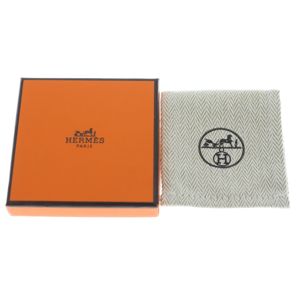 HERMES(エルメス) オランプPM イヤーカフ ピンクゴールド×ネイビー GP レディース