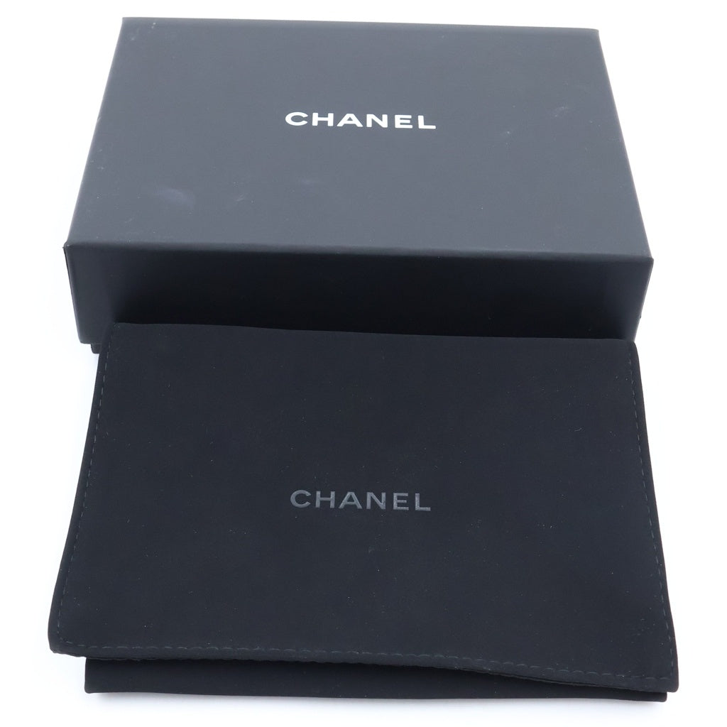 CHANEL(シャネル) マトラッセ クラシック ジップ コインパース ゴールド金具 キャビアスキン ブラック AP2061 レディース