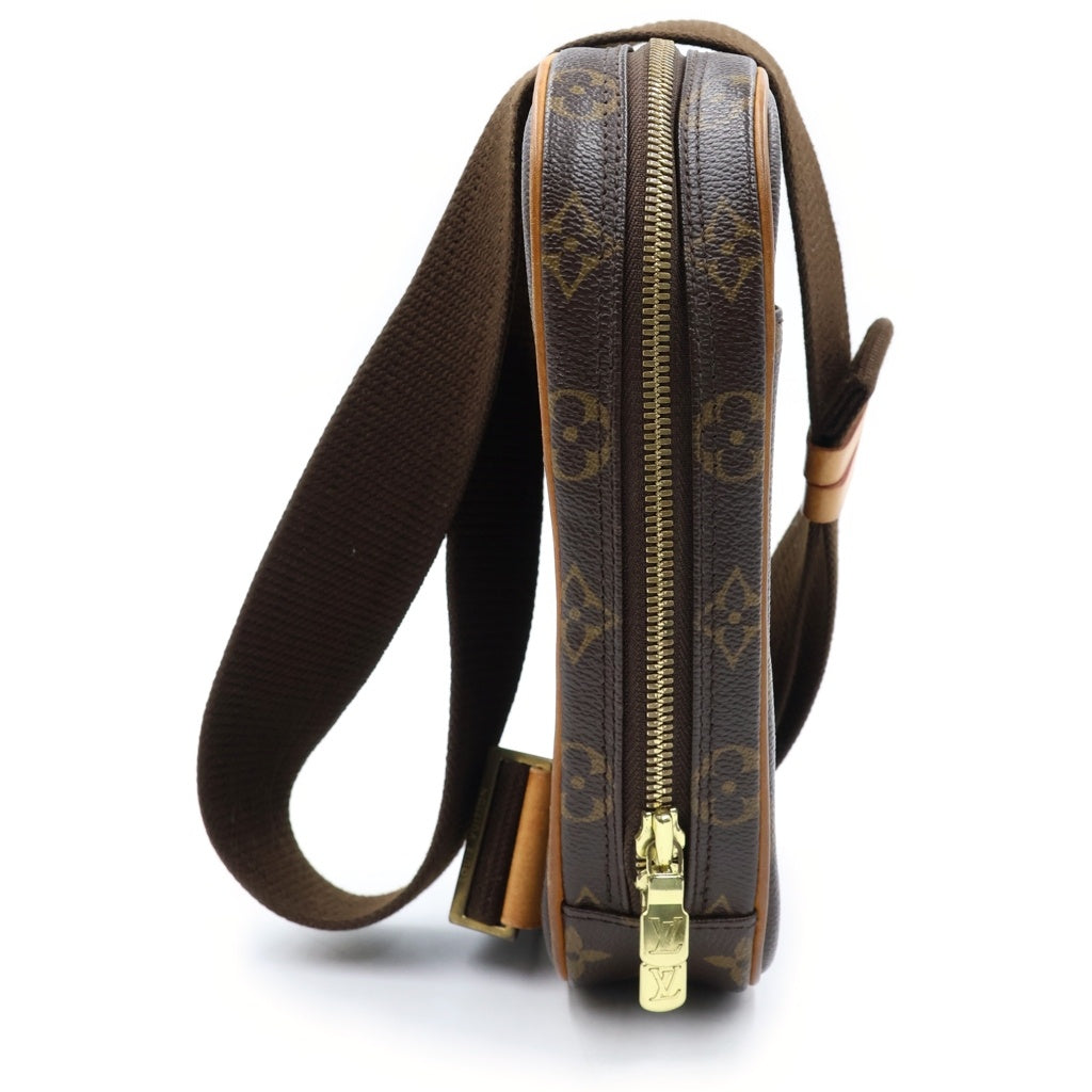 LOUIS VUITTON(ルイヴィトン) ポシェットガンジュ ショルダーバック ボディバック モノグラム PVC レザー ブラウン M51870