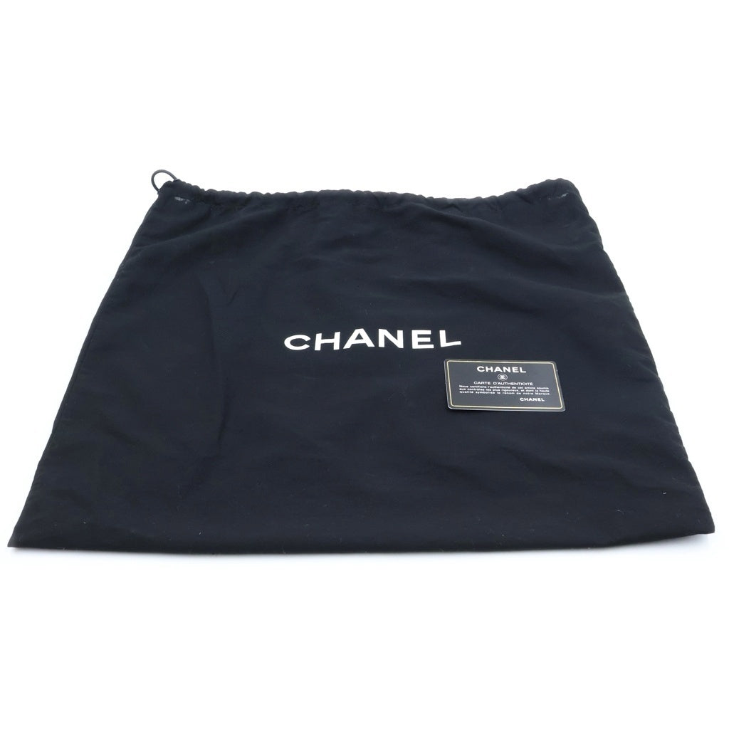 CHANEL(シャネル) マトラッセ30 WフラップWチェーンショルダーバッグ ブラック キャビアスキン ゴールド金具 シール、カード付 22番台 レディース