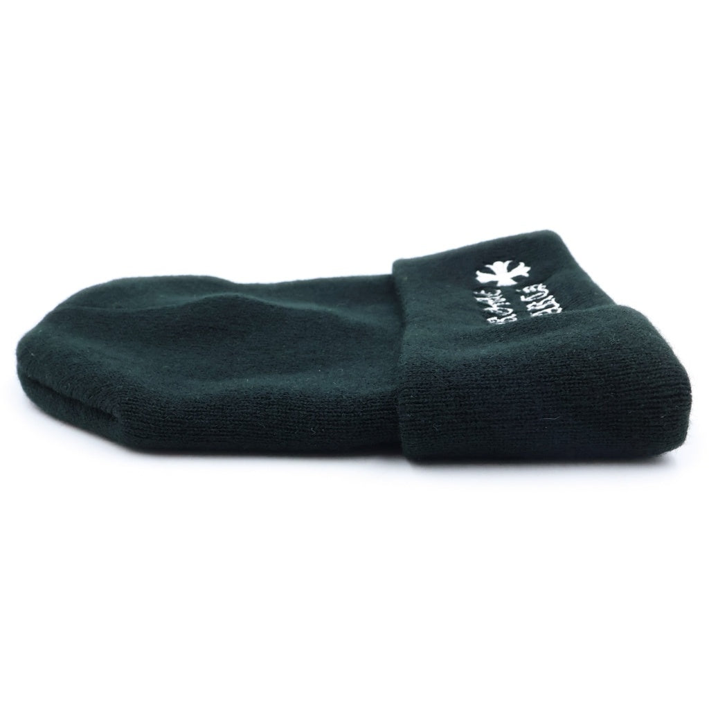 CHROME HEARTS(クロムハーツ) WATCH CAP CHプラス ロゴ刺繍 ワッチキャップ ニット 帽子 ビーニー ブラック