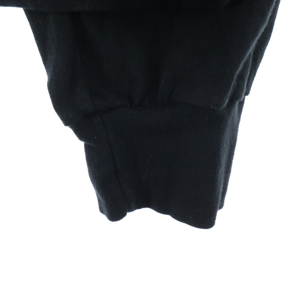 CHROME HEARTS(クロムハーツ) Neck Logo L/S Tee ネックロゴ ファックユー クルーネック長袖Tシャツカットソー ロングスリーブ ロンT ブラック