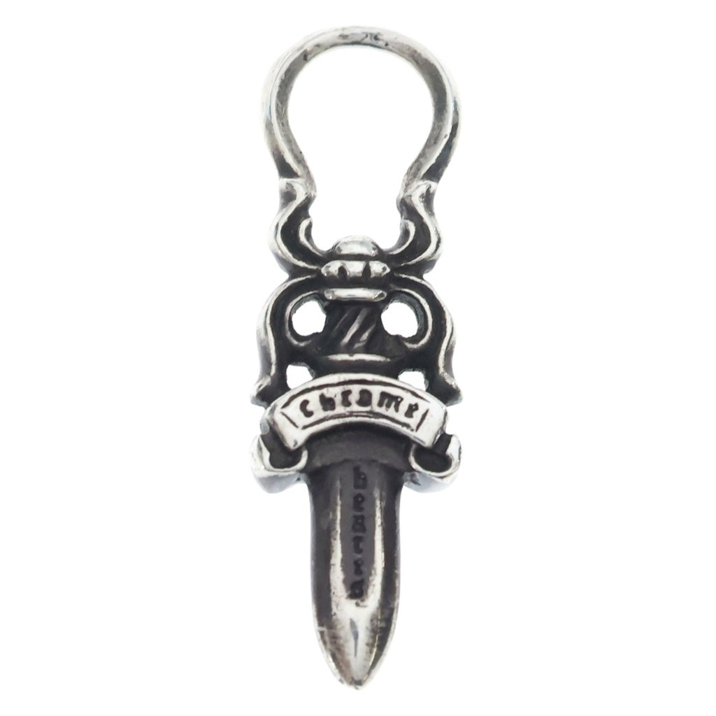CHROME HEARTS(クロムハーツ) #5 DAGGER ZIP2 #5ダガーチャーム シルバーネックレストップ シルバー