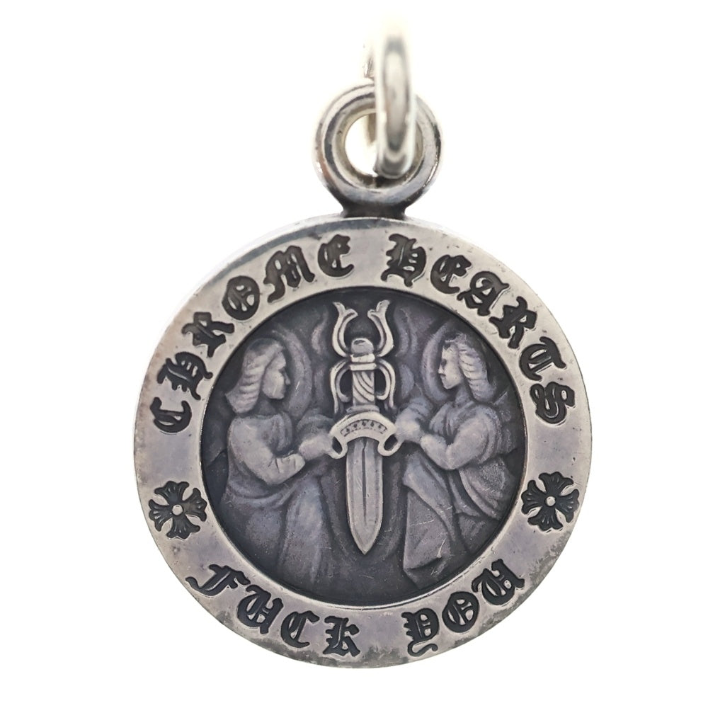 CHROME HEARTS(クロムハーツ) CHRM ANGL MDL V1 エンジェルメダルチャーム ペンダントトップ シルバーBCA229