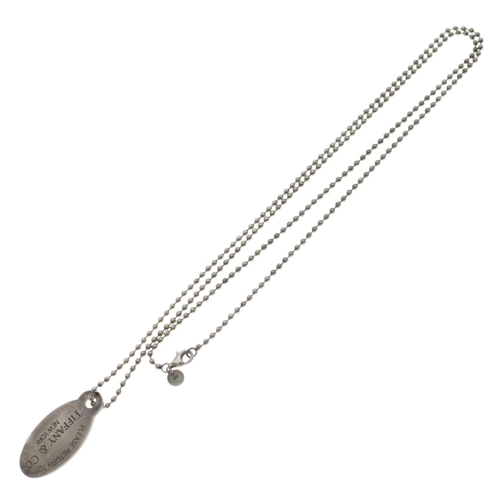 TIFFANY & Co.(ティファニー) リターントゥティファニー プレート ネックレス Ag925 シルバー
