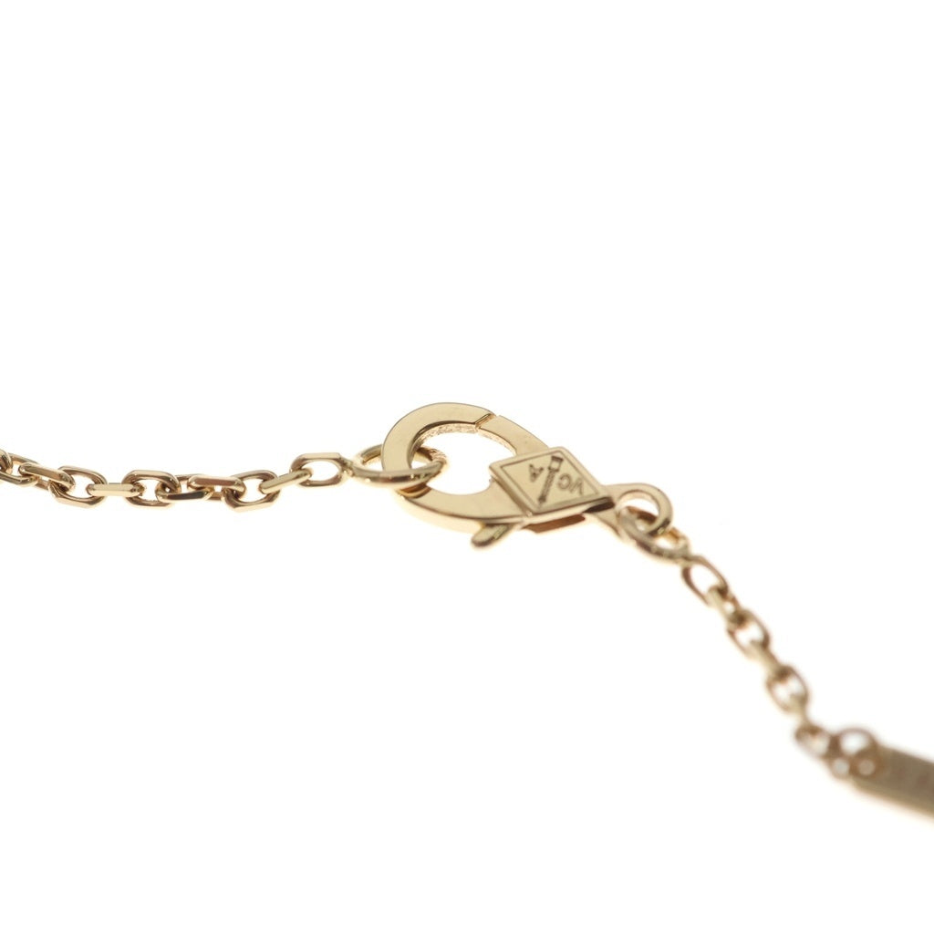 Van Cleef & Arpels(ヴァンクリーフアンドアーペル) ドゥ パピヨン ピンクサファイア×ダイヤ ネックレス Au750 K18 ピンクゴールド VCAR03M200 レディース