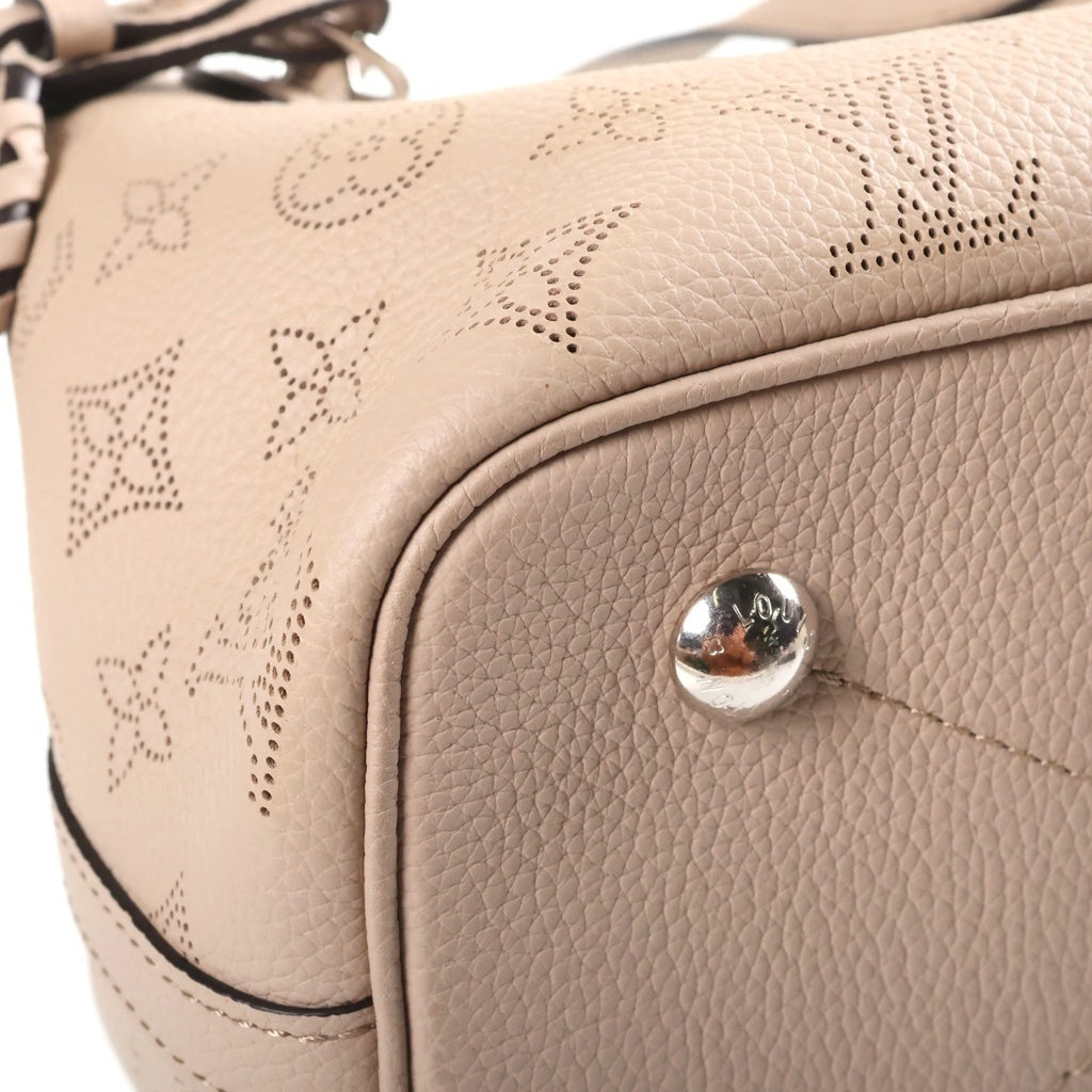 LOUIS VUITTON(ルイヴィトン) モノグラムマヒナ ブロッサムPM 2WAYハンドバッグ ショルダーバッグ ベージュ レザー M21849 シルバー金具 レディース