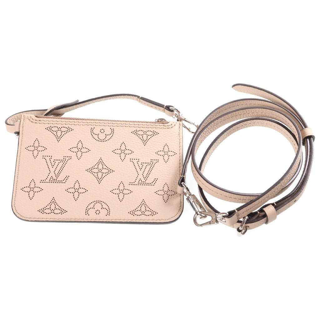 LOUIS VUITTON(ルイヴィトン) モノグラムマヒナ ブロッサムPM 2WAYハンドバッグ ショルダーバッグ ベージュ レザー M21849 シルバー金具 レディース