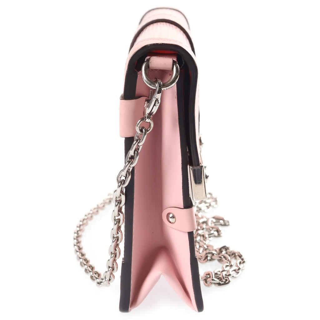 LOUIS VUITTON(ルイヴィトン) エピ ポルトフォイユ トランク ローズバレリーヌ チェーンショルダーバッグ ピンク レザー M67508 シルバー金具 レディース