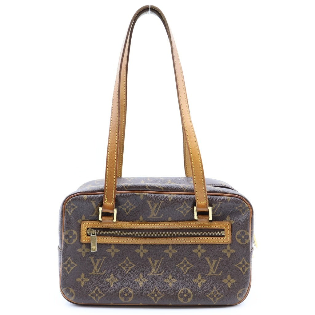 LOUIS VUITTON(ルイヴィトン) モノグラム シテMM ショルダーバッグ ブラウン PVCレザー M51182 レディース