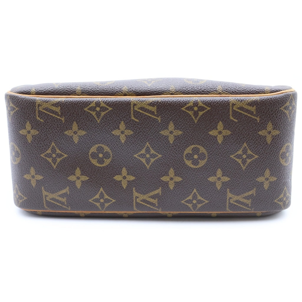 LOUIS VUITTON(ルイヴィトン) モノグラム シテMM ショルダーバッグ ブラウン PVCレザー M51182 レディース