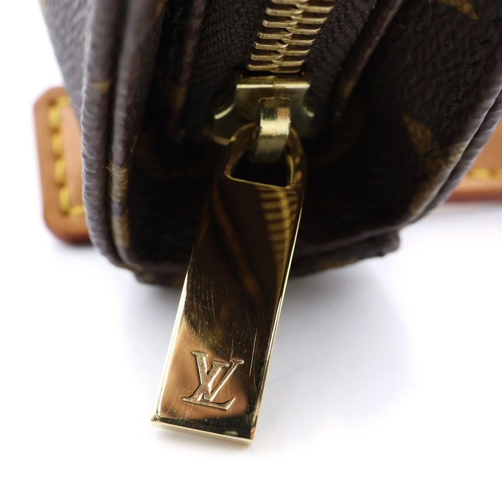 LOUIS VUITTON(ルイヴィトン) モノグラム ルーピングMM PVC レザー ワンショルダーバッグ ブラウン M51146 レディース