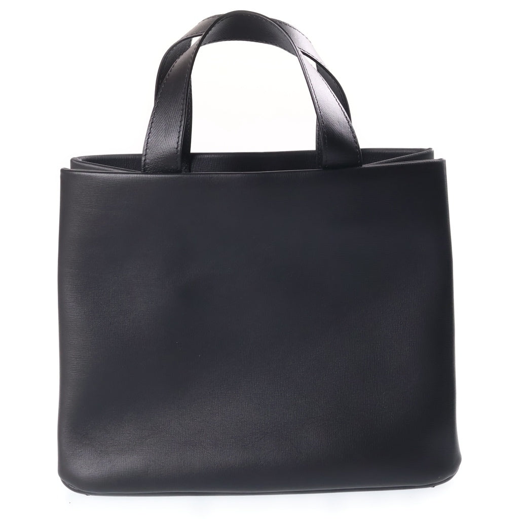 LOUIS VUITTON(ルイヴィトン) ショッパートート MINI 2WAYハンドバッグ ショルダーバッグ ブラック レザー M28311 ブラック金具 レディース