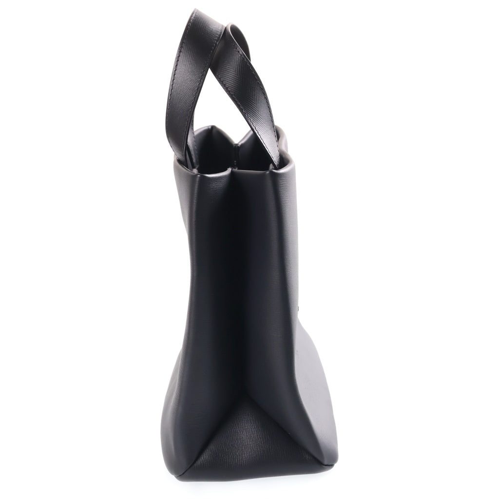 LOUIS VUITTON(ルイヴィトン) ショッパートート MINI 2WAYハンドバッグ ショルダーバッグ ブラック レザー M28311 ブラック金具 レディース