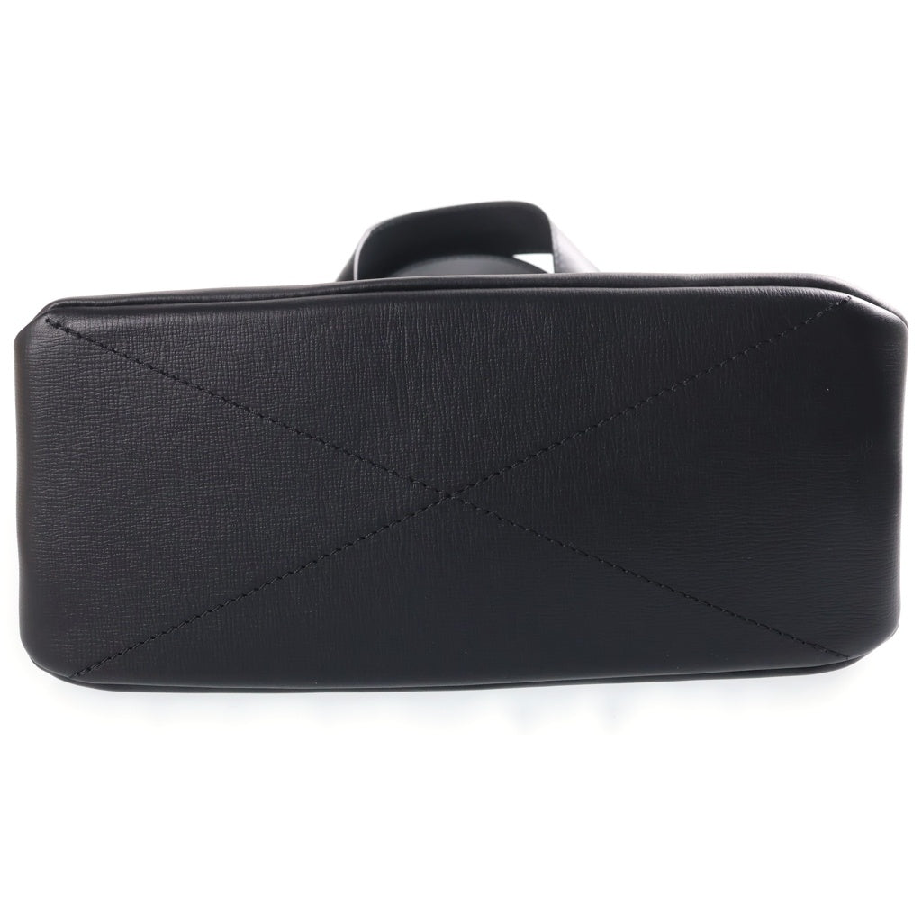 LOUIS VUITTON(ルイヴィトン) ショッパートート MINI 2WAYハンドバッグ ショルダーバッグ ブラック レザー M28311 ブラック金具 レディース