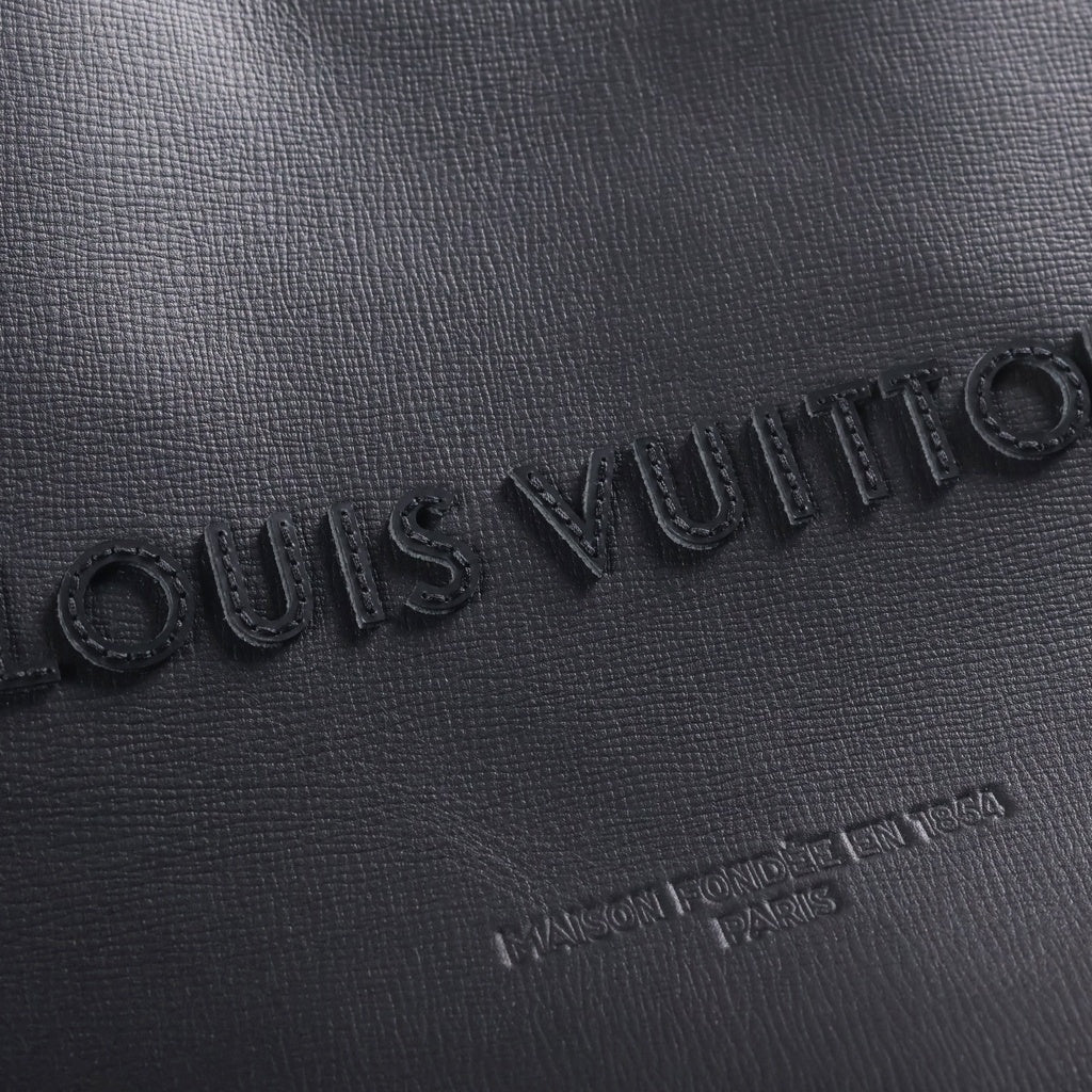 LOUIS VUITTON(ルイヴィトン) ショッパートート MINI 2WAYハンドバッグ ショルダーバッグ ブラック レザー M28311 ブラック金具 レディース