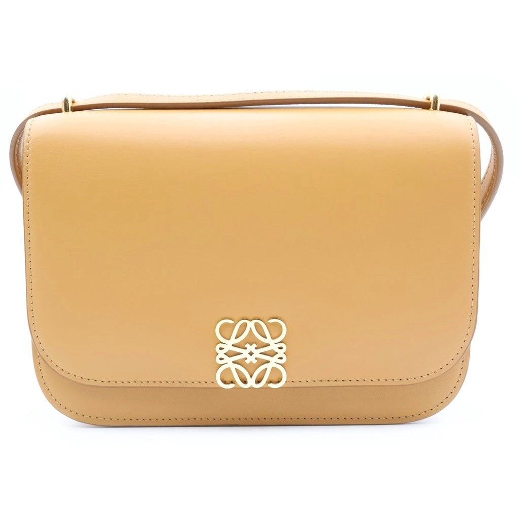 LOEWE(ロエベ) ゴヤ ショルダーバッグ ブラウン レザー ゴールド金具 レディース