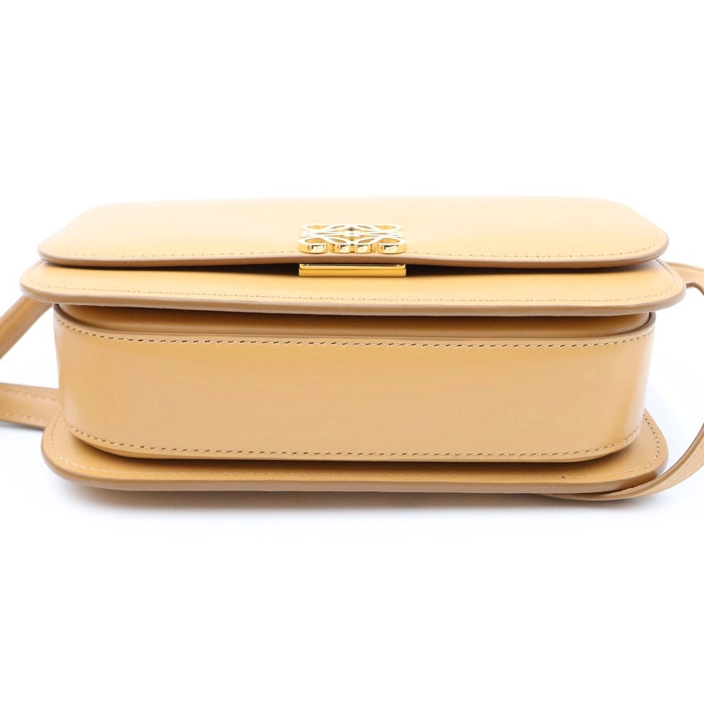 LOEWE(ロエベ) ゴヤ ショルダーバッグ ブラウン レザー ゴールド金具 レディース