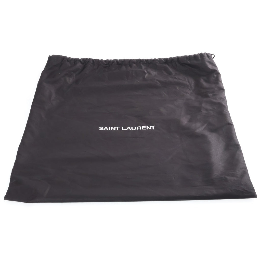 SAINT LAURENT PARIS(サンローランパリ) トートバッグ ハンドバッグ ワイド パファー ロゴ ブラック ナイロン 756269 レディース