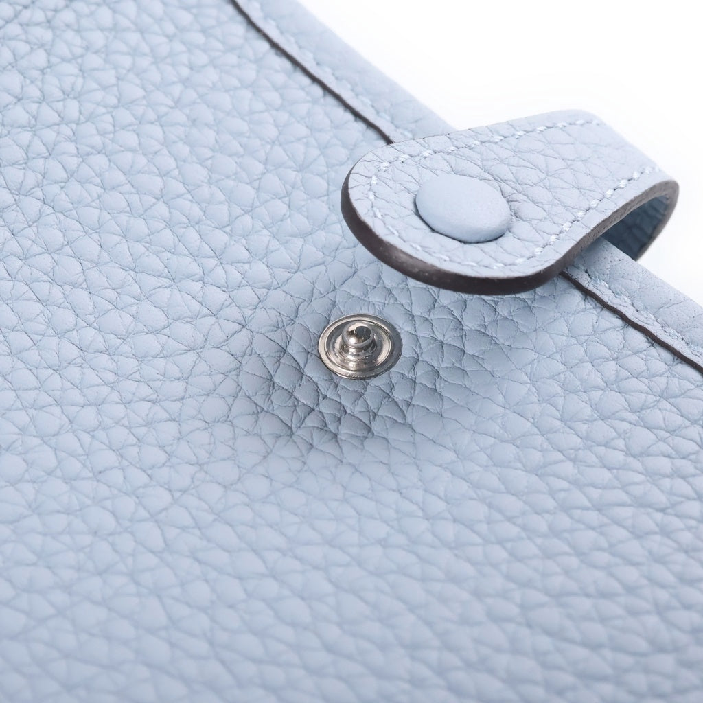HERMES(エルメス) エヴリンTPM ショルダーバック シルバー金具 K刻印 トリヨンクレマンス ブルーラン/グリスパール レディース
