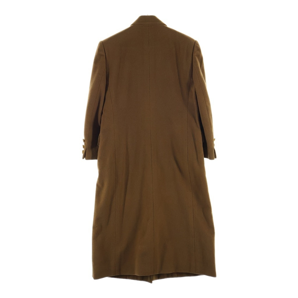 HERMES(エルメス) カシミヤ ダブルロングコート ブラウン #38 レディース