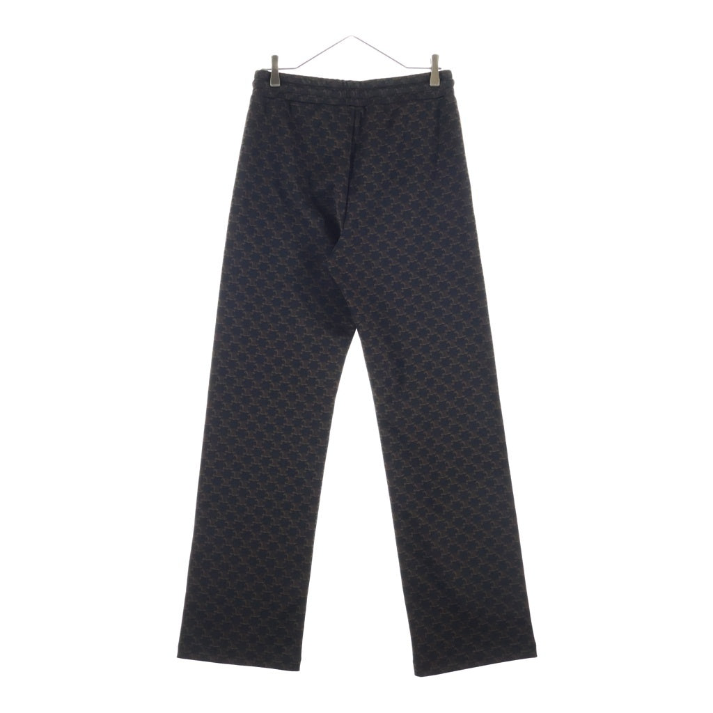 CELINE(セリーヌ) クラシック ロゴ トリンオフ ジャージパンツ トラックパンツ ブラウン #M