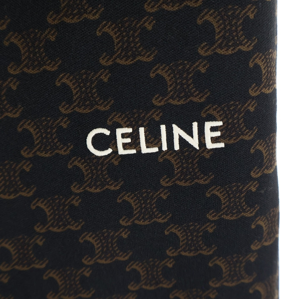 CELINE(セリーヌ) クラシック ロゴ トリンオフ ジャージパンツ トラックパンツ ブラウン #M