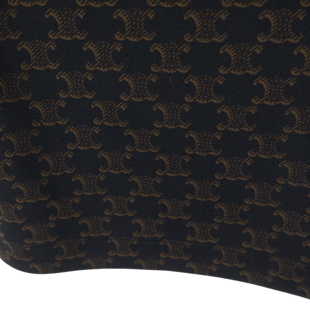 CELINE(セリーヌ) クラシック ロゴ トリンオフ ジャージパンツ トラックパンツ ブラウン #M