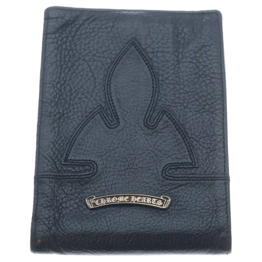CHROME HEARTS(クロムハーツ) AINT NOTHIN 2 DO フレアニー二つ折りレザーウォレット 財布 ブラック