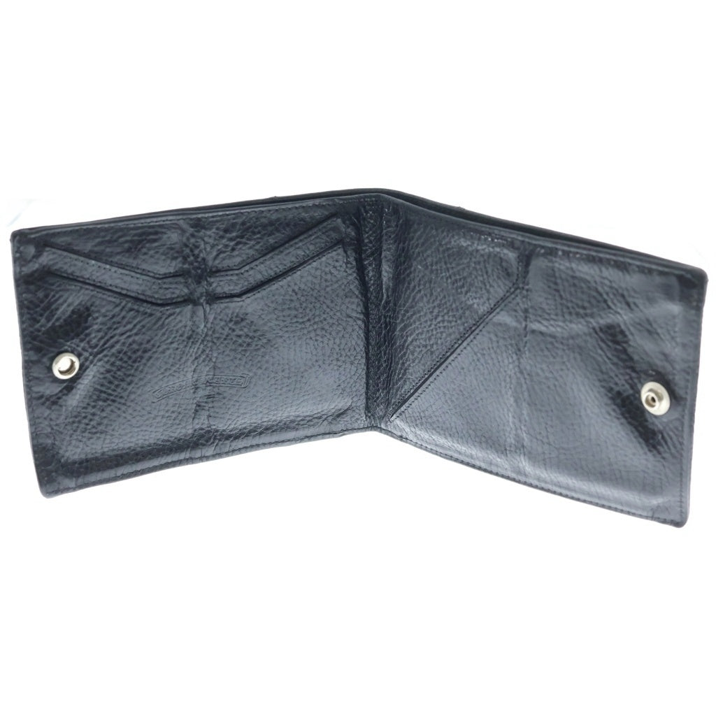 CHROME HEARTS(クロムハーツ) AINT NOTHIN 2 DO フレアニー二つ折りレザーウォレット 財布 ブラック