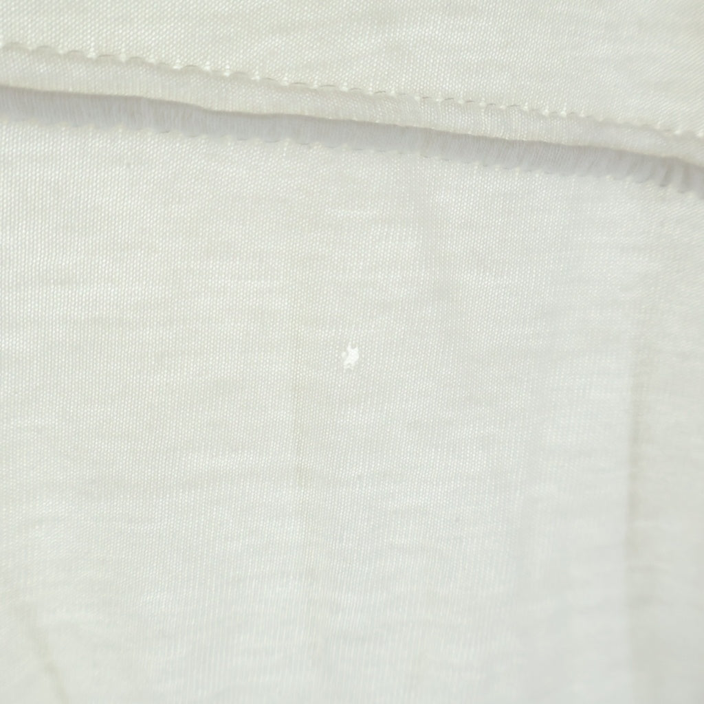 CHROME HEARTS(クロムハーツ) OLD CRS BALL BUTTON L/S TEE クロスボールボタン ヘンリーネック 長袖Tシャツ カットソー ホワイト