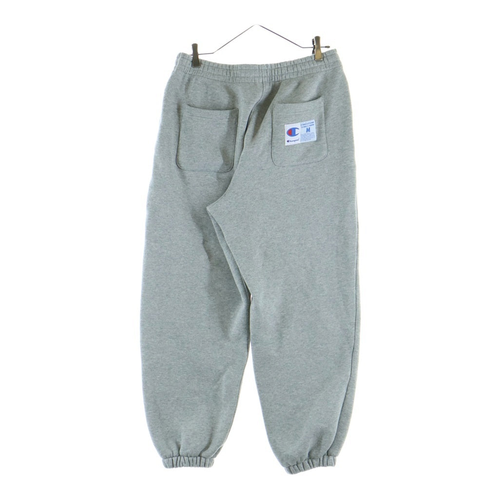 CHAMPION(チャンピオン) SWEAT PANT フロントロゴ刺繍 スウェットパンツ グレー C3-A219