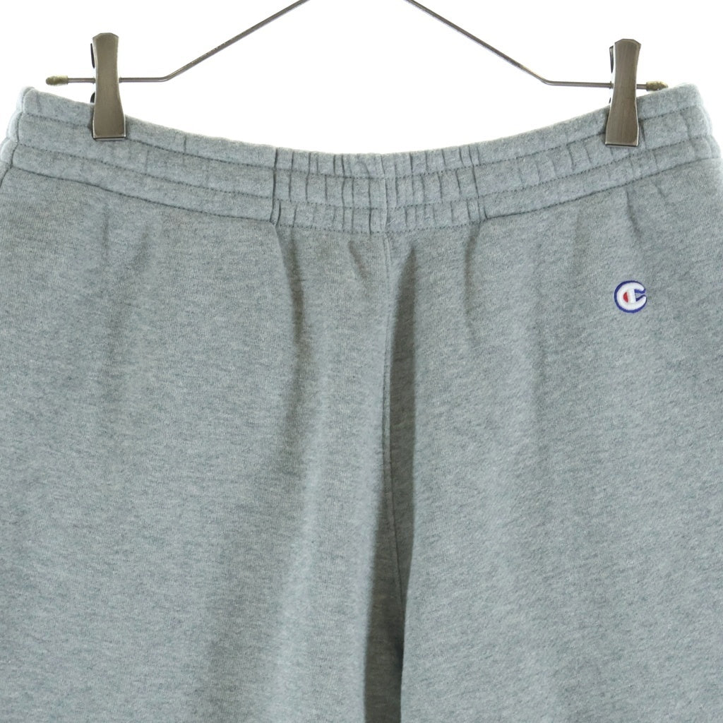 CHAMPION(チャンピオン) SWEAT PANT フロントロゴ刺繍 スウェットパンツ グレー C3-A219