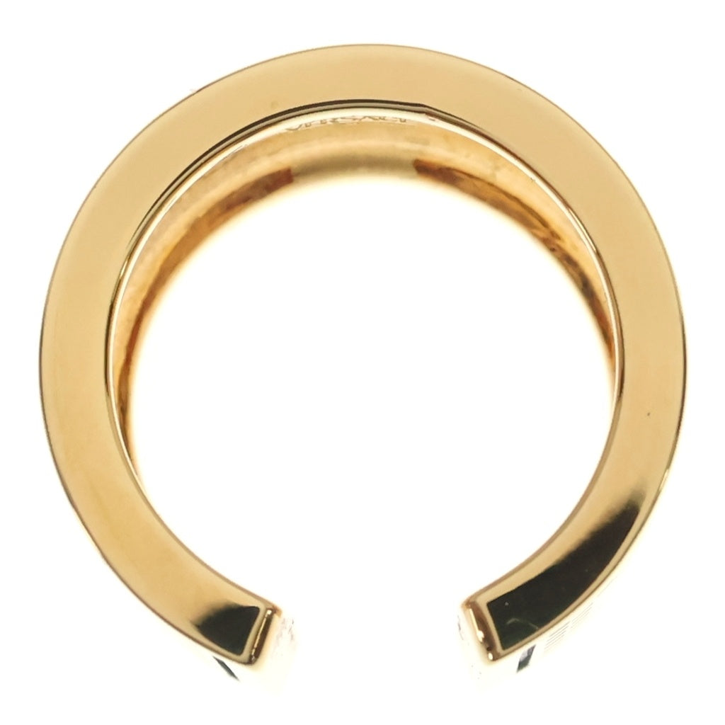 VERSACE(ヴェルサーチ) ロゴ リング メッキ ゴールド