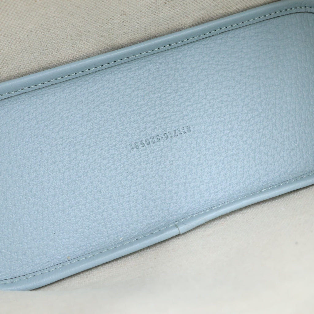 GUCCI(グッチ) GGスプリーム オフィディア スモール 2WAYハンドバッグ ショルダーバッグ トートバッグ ライトブルー レザー×PVC 811716 ゴールド金具 レディース