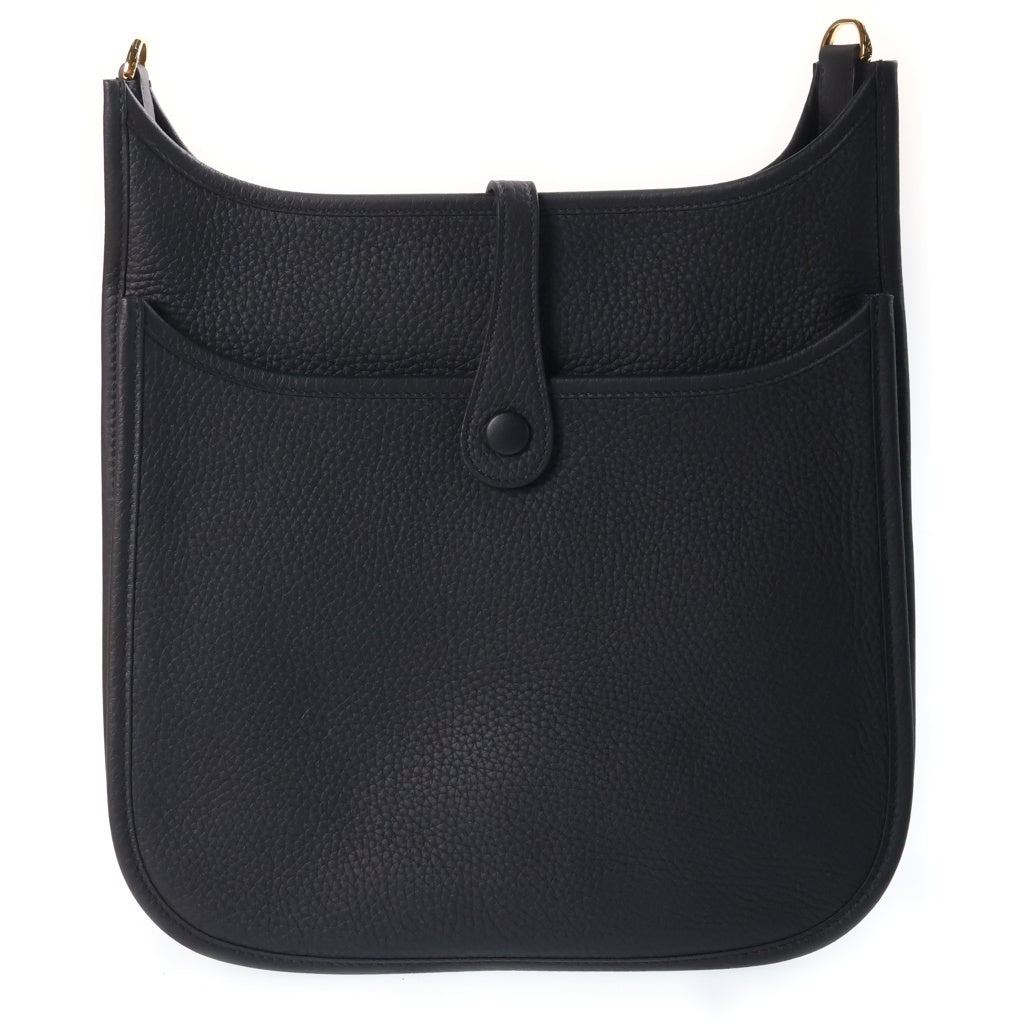 HERMES(エルメス) エブリンPM トリヨンクレマンス ショルダーバッグ ゴールド金具 K刻印 ノワール ブラック レディース