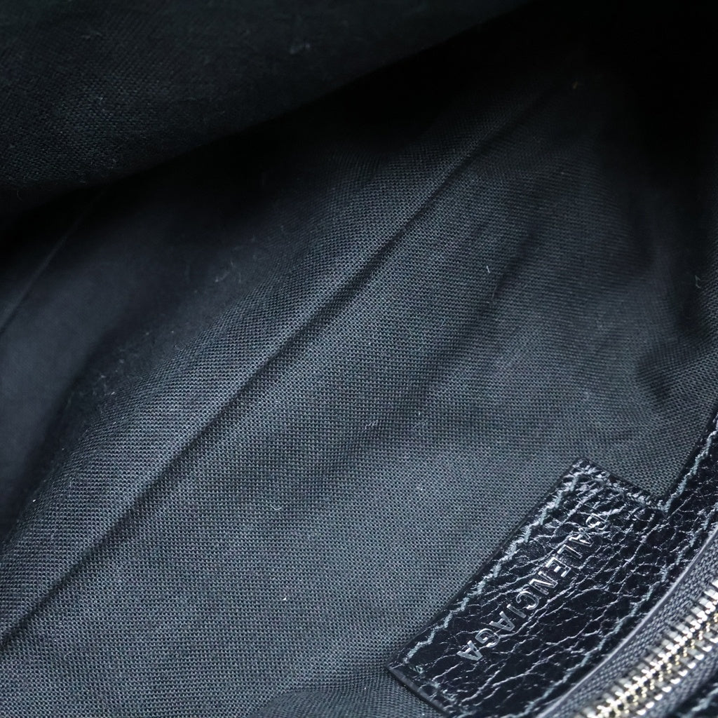 BALENCIAGA(バレンシアガ) ル カゴール XS ショルダーバッグ ブラック レザー 719082 シルバー金具
