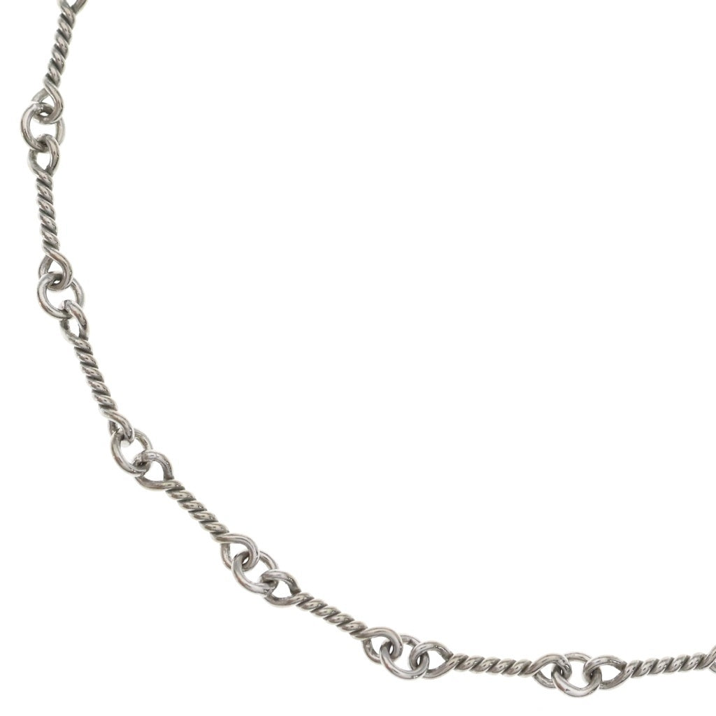 CHROME HEARTS(クロムハーツ) 18KWG NECKCHAIN T16 ツイストチェーンネックレス 16inch ホワイトゴールド BCA001