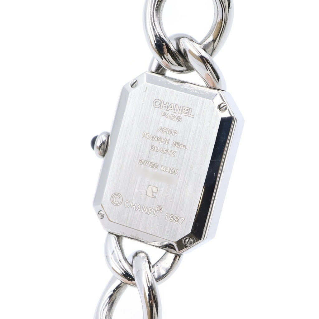 CHANEL(シャネル) プルミエール Lサイズ 黒文字盤 SS/QZ H3248 レディース