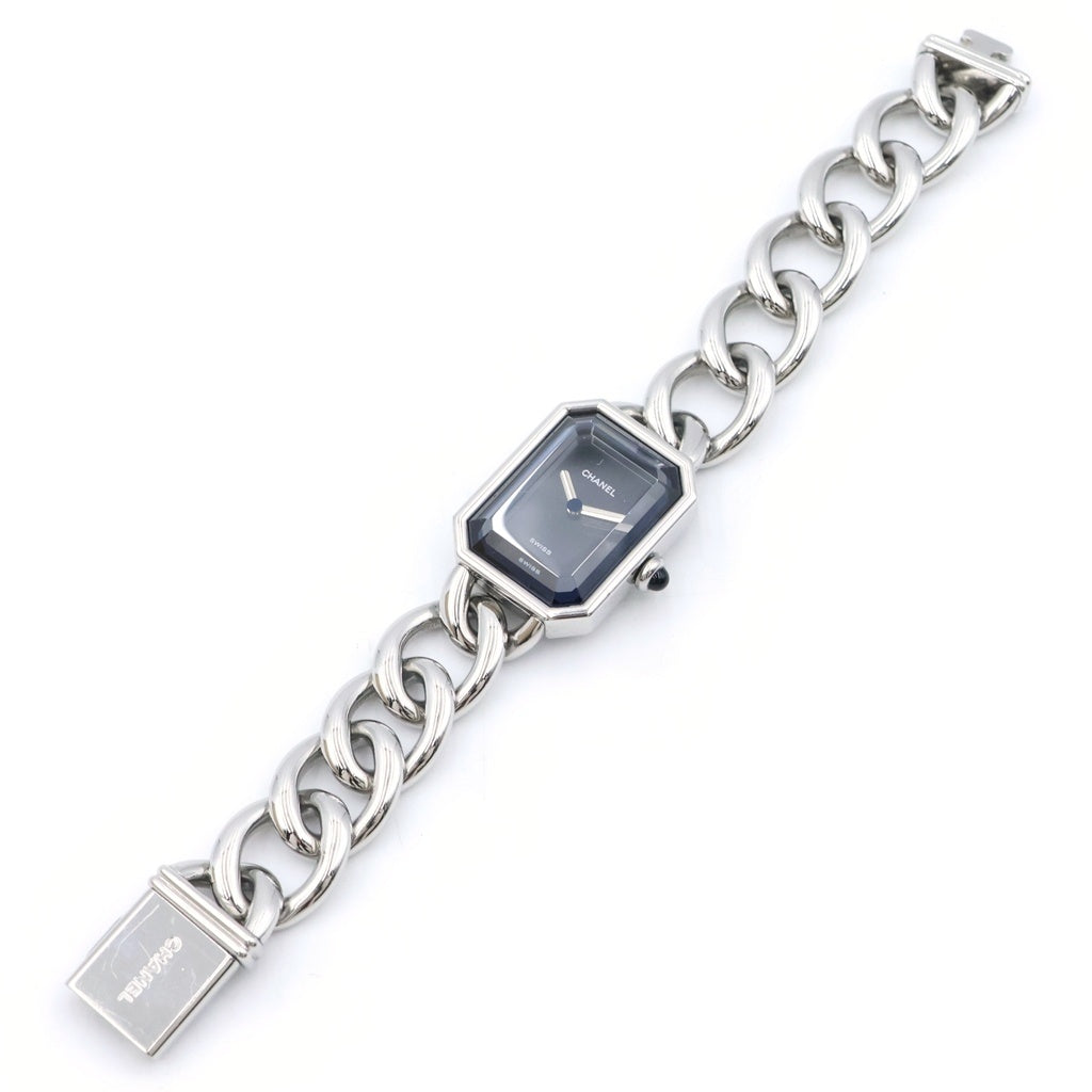 CHANEL(シャネル) プルミエール Lサイズ 黒文字盤 SS/QZ H3248 レディース