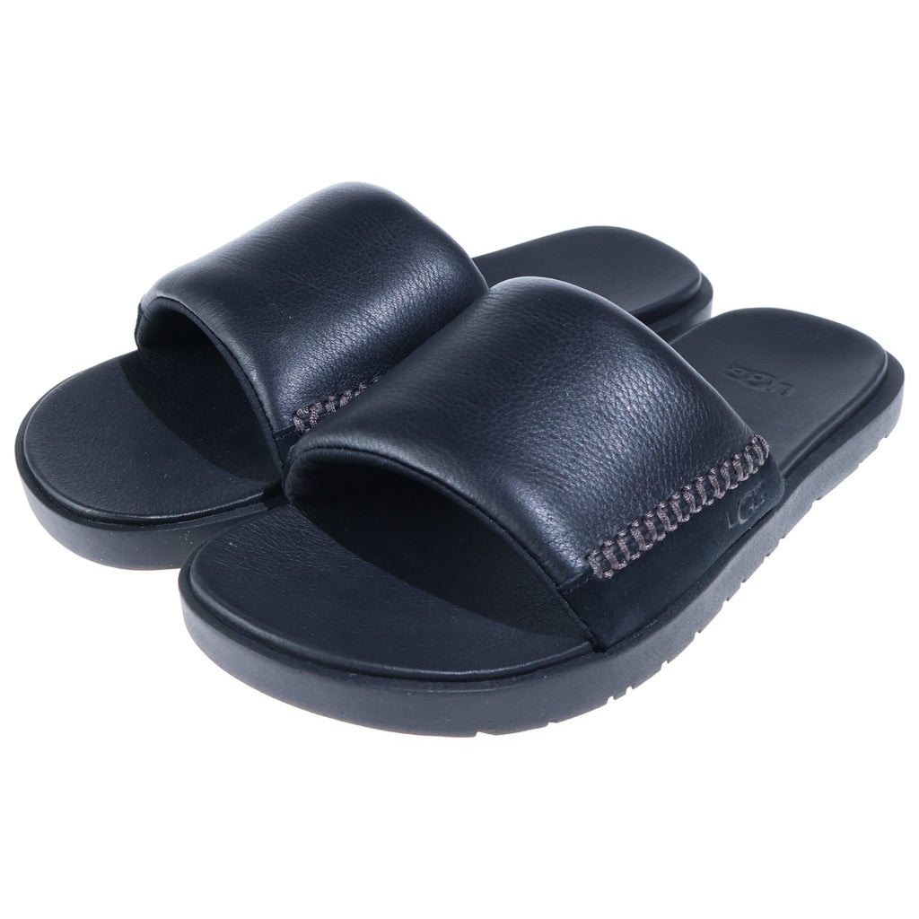 25,300円アパルトモン購入！UGG レザー ストラップ サンダル ブラック UGG(アグ) レザー サンダル ブラック #27 – WASTE_NOT by BRING