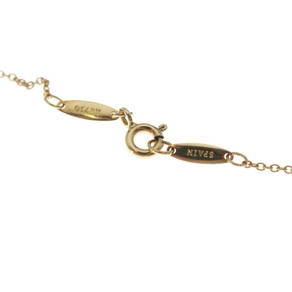 TIFFANY & Co.(ティファニー) エルサペレッティ ビーンズ ネックレス ペンダント チェーン イエローゴールド Au750 レディース